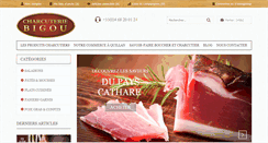 Desktop Screenshot of charcuterie-bigou.com