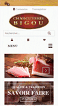 Mobile Screenshot of charcuterie-bigou.com